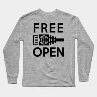 Free and Open Internet Long Sleeve T-Shirt